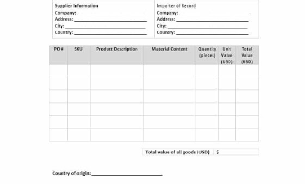 Commercial Invoice Templates Formats Excel Word With Regard To Free Business Invoice Template Downloads