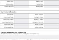Commercial Roof Inspection Form Pdf Free Download For Throughout Roof Certification Template