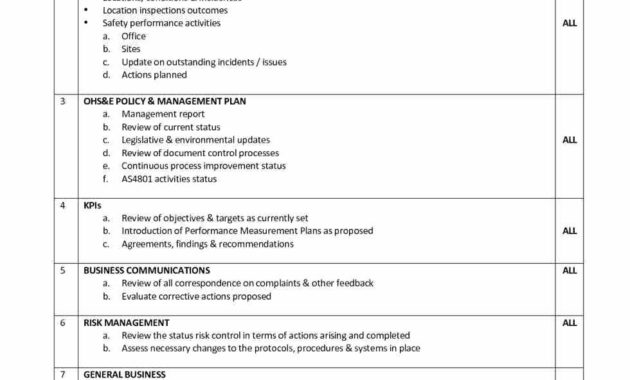 Committee Meeting Agenda Example Wecanfixhealthcare Regarding Safety Committee Agenda Template