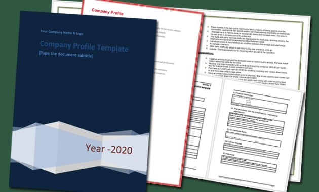 Company Profile Sample Templates Create A Professional Pertaining To How To Write Business Profile Template