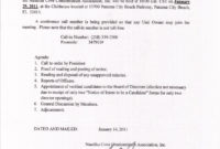 Condo Association Meeting Minutes Template Basuh With Regard To Awesome Homeowners Association Meeting Agenda Template