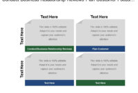 Conduct Business Relationship Reviews Plan Customer Focus Pertaining To Customer Business Review Template