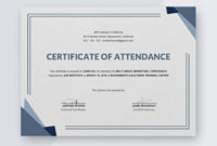 Conference Certificate Of Attendance Template Best Intended For Conference Certificate Of Attendance Template