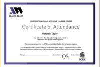 Conference Certificate Of Attendance Template Business Inside Quality Conference Certificate Of Attendance Template