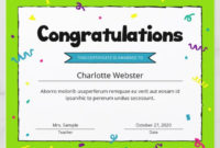 Congrats Certificate Award Template Congratulation Zazzleca Throughout Free Congratulations Certificate Template 10 Awards