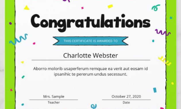 Congrats Certificate Award Template Congratulation Zazzleca Throughout Free Congratulations Certificate Template 10 Awards