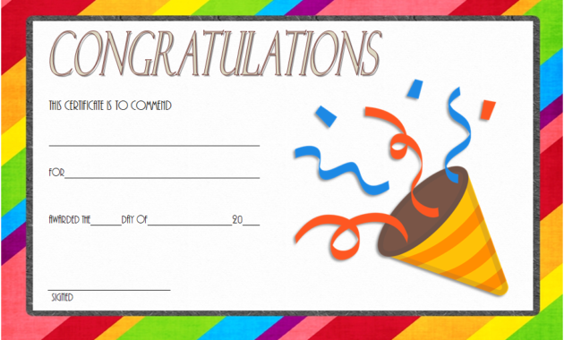 Congratulations Certificate Template 10 Various Awards Free With Regard To Best Weight Loss Certificate Template Free 8 Ideas