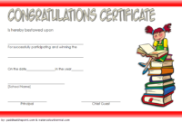 Congratulations Certificate Template 10 Various Awards Intended For Congratulations Certificate Template