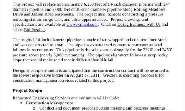 Construction Business Proposal Templates 10 Free Word With Awesome How To Write A Business Proposal Template