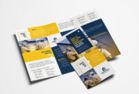 Construction Company Trifold Brochure Template In Psd Ai Intended For Business Service Catalogue Template