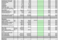 Construction Cost Breakdown Spreadsheet Download Templates Intended For Cost Breakdown Template For A Project