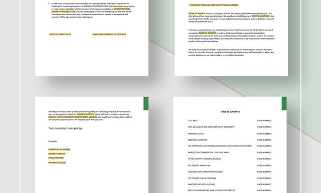 Consulting Proposal Template Examples To Use For Your Clients With Printable Consultant Proposal Template