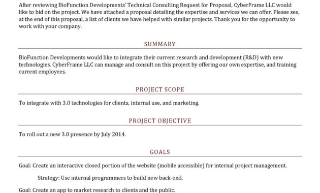 Consulting Proposal Templates 20 Free Samples Edit And With Printable Consulting Proposal Template Word