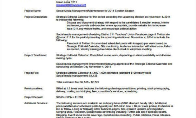 Consulting Service Proposal Template 5 Free Word Pdf Throughout Standard Business Proposal Template