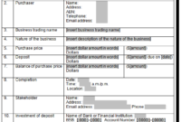 Contract Template Australia Free Ten Small But Important In Sale Of Business Contract Template Free