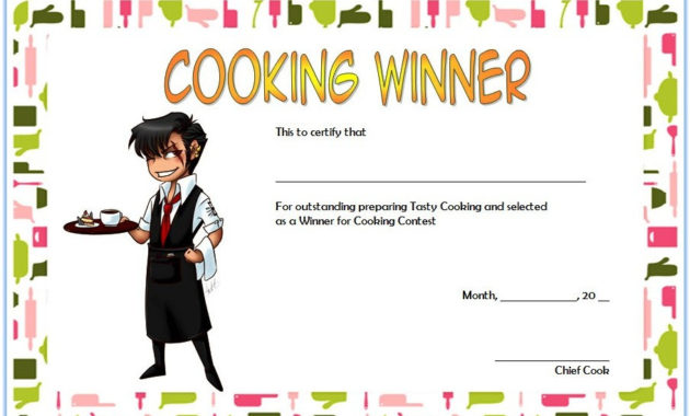 Cooking Competition Certificate Templates 7 Best Ideas Regarding Amazing Chili Cook Off Certificate Template