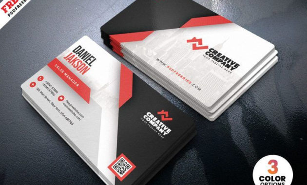 Corporate Business Card Free Psd Template V4 Stockpsd With Regard To Free Business Card Templates In Psd Format