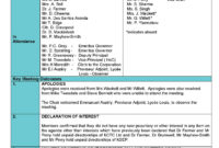 Corporate Minutes Meeting Template Pdf Format E With Best Corporate Meeting Minutes Template
