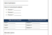Cost Benefit Analysis Template Business Mentor Throughout Business Case Cost Benefit Analysis Template