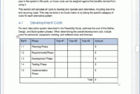 Cost Benefit Analysis Templates Ms Office Templates Inside Business Case Cost Benefit Analysis Template