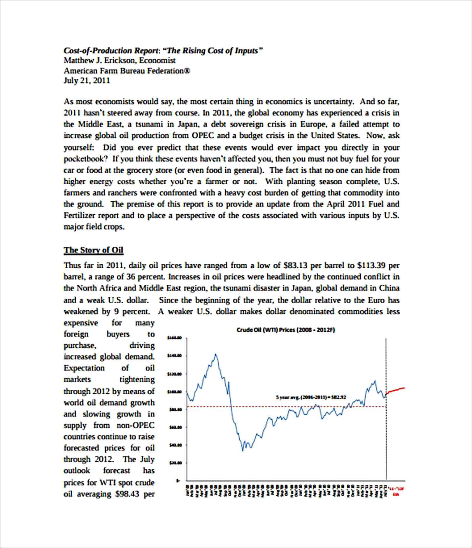 Costofproductionreportpdftemplatefreedownload In Printable Cost Report Template