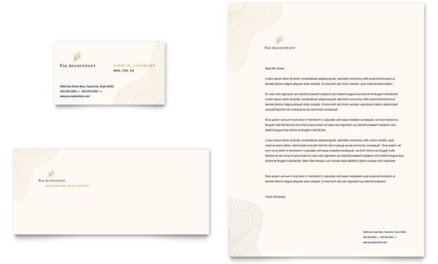 Cpa Tax Accountant Business Card Letterhead Template Intended For Accounting Firm Business Plan Template