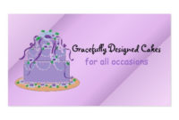 Create Your Own Bakery / Baker Business Cards Page7 In Cake Business Cards Templates Free