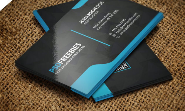 Creative Graphic Designer Business Card Template Free Psd In Unique Business Card Templates Free
