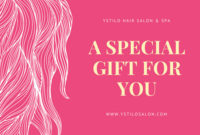 Customize 123 Hair Salon Gift Certificate Templates In Awesome First Haircut Certificate Printable Free 9 Designs