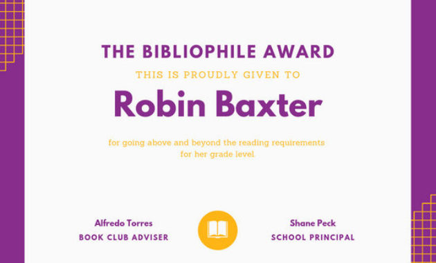Customize 130 School Certificate Templates Online Canva Throughout Best Accelerated Reader Certificate Templates