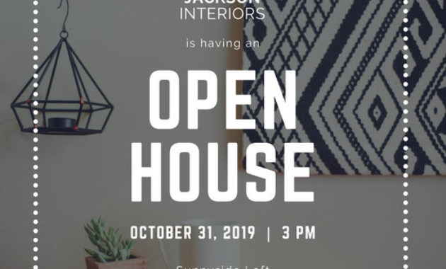 Customize 498 Open House Invitation Templates Online Canva Regarding Business Open House Invitation Templates Free