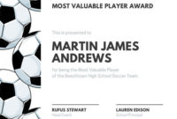 Customize 52 Sport Certificate Templates Online Canva Intended For Best Soccer Award Certificate Template