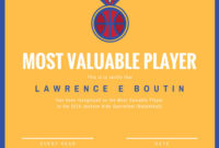 Customize 534 Award Certificate Templates Online Canva Intended For Awesome Basketball Gift Certificate Template