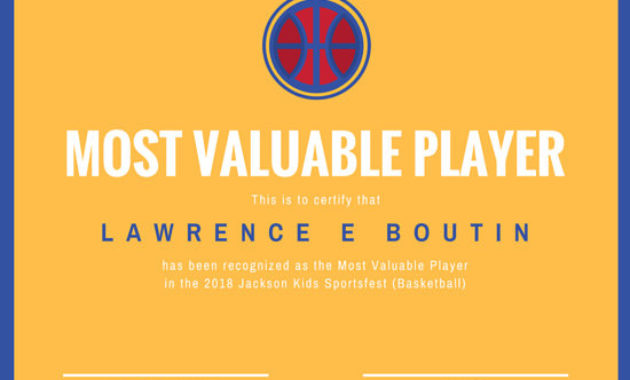 Customize 534 Award Certificate Templates Online Canva Intended For Awesome Basketball Gift Certificate Template
