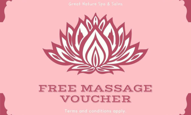Customize 62 Massage Gift Certificates Templates Online For Massage Gift Certificate Template Free Printable