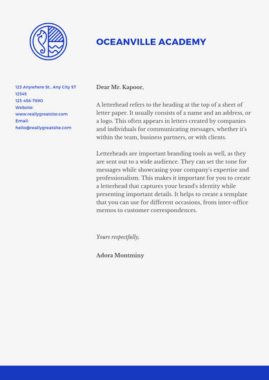 Customize 750 Letterhead Templates Online Canva Pertaining To Printable Student Council Certificate Template 8 Ideas Free