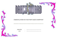 Dance Award Certificate Template 8 Best Ideas Regarding Quality Ballet Certificate Templates