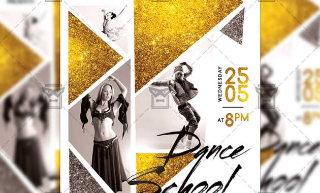 Dance School Community A5 Flyer Template Exclsiveflyer Regarding Free Dance Studio Business Plan Template