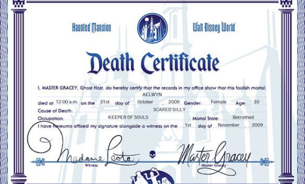 Death Certificate Formats 14 Free Word Pdf Samples Regarding Fake Death Certificate Template