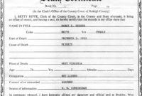 Death Certificate Template Word Carlynstudio With Regard To Amazing Death Certificate Template