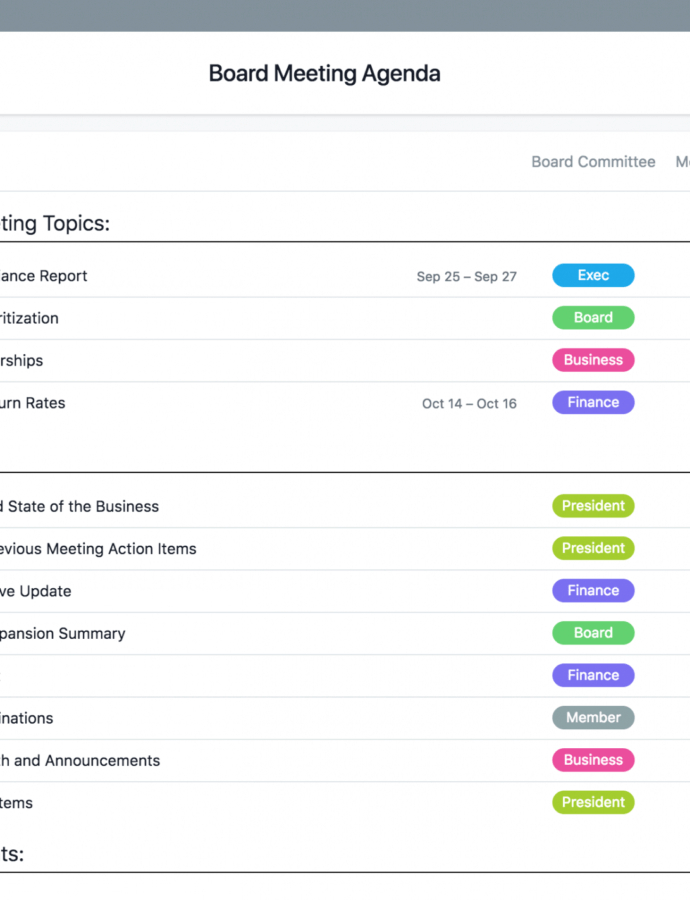 Dental Office Meeting Agenda Template Throughout Nonprofit Board Meeting Agenda Template