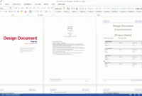Design Document Template Ms Office Templates Forms Inside Business Data Dictionary Template