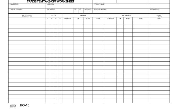 Detailed Construction Cost Estimate Spreadsheet Spreadsheets Inside Construction Cost Sheet Template