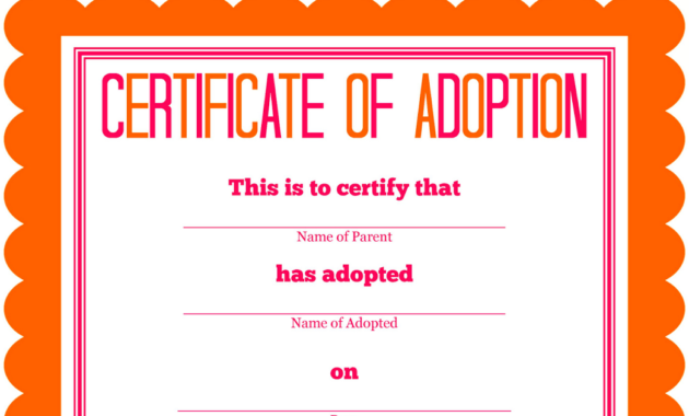 Detailoriented Diva Stuffed Animal Adoption Certificate Pertaining To Awesome Stuffed Animal Adoption Certificate Editable Templates