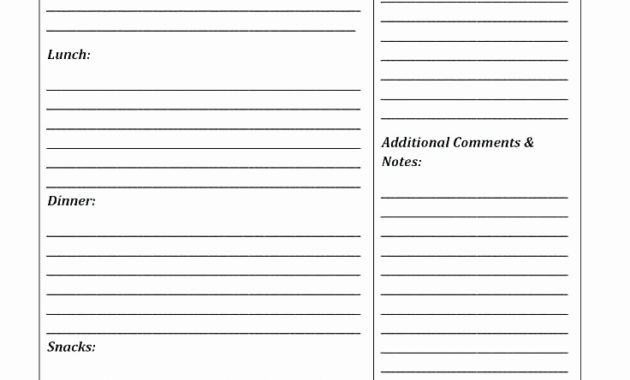 Diabetic Daily Log Sheet Luxury Free Daily Food Log Inside Amazing Diabetes Food Log Template
