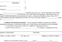 Divorce Template Free Template Downloadcustomize And Print Inside Certificate Of Acceptance Template