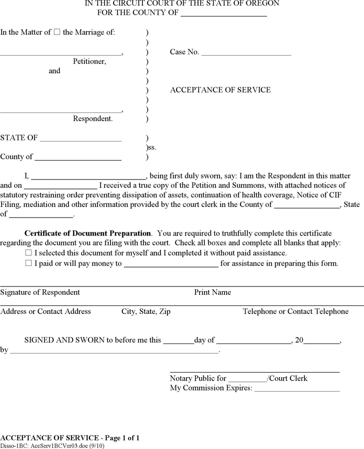 Divorce Template Free Template Downloadcustomize And Print Inside Certificate Of Acceptance Template