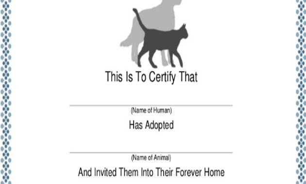 Dog Certificate Template 13 Pdf Ai Word Psd Intended For Pet Birth Certificate Template
