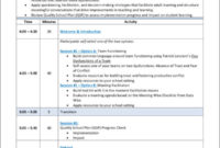 Dos And Don&amp;#039;Ts Of Meeting Agendas And The Steps In With Free Operations Meeting Template
