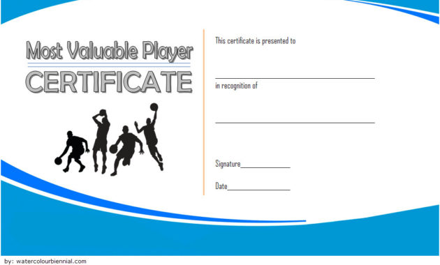 Download 10 Basketball Mvp Certificate Editable Templates For Quality Basketball Tournament Certificate Templates